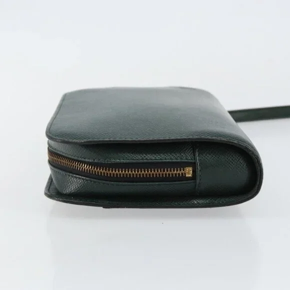 LOUIS VUITTON Taiga Baikal Clutch Bag Epicea - Picture 7 of 14